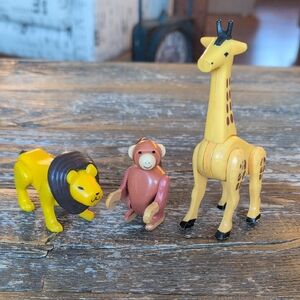 VTG Fisher Price Little People Zoo Animals 70's